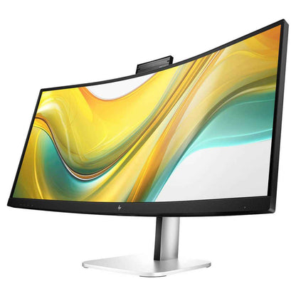 HP Series 5 Pro 534PM USB-C Conferencing Curved Monitor – 34" WQHD, 100Hz, 5MP Webcam, VA Panel, Black/Silver