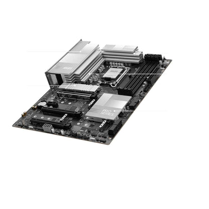 MSI Pro Z890-P Wi-Fi LGA 1851 ATX Motherboard, Intel Z890 Chipset, 4x DDR5 UDIMM Slots, Up to 256GB Max Memory, Wi-Fi 7 & BT 5.4, 3x PCI-E x16 Slots, 4x M.2 Slots - Black