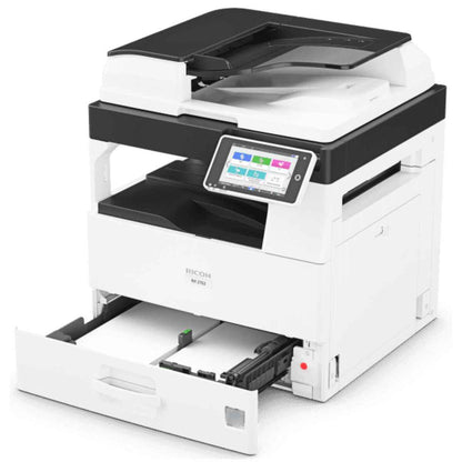 Ricoh IM 2702 A3 Black & White Multi-Function Laser Printer, Copy, Print, Scan, Optional Fax, 7" Colour Touch Operation Panel, 27 ppm Print Speed, 600 x 600 dpi Resolution, White | IM 2702