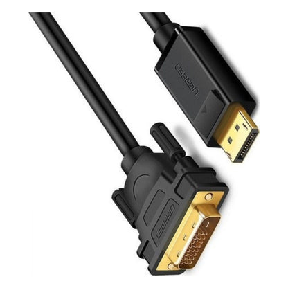 UGREEN 10221 DP Male to DVI Male Cable 2M | DisplayPort to DVI-D | Full HD 1080p | Gold-Plated Connectors | DP103