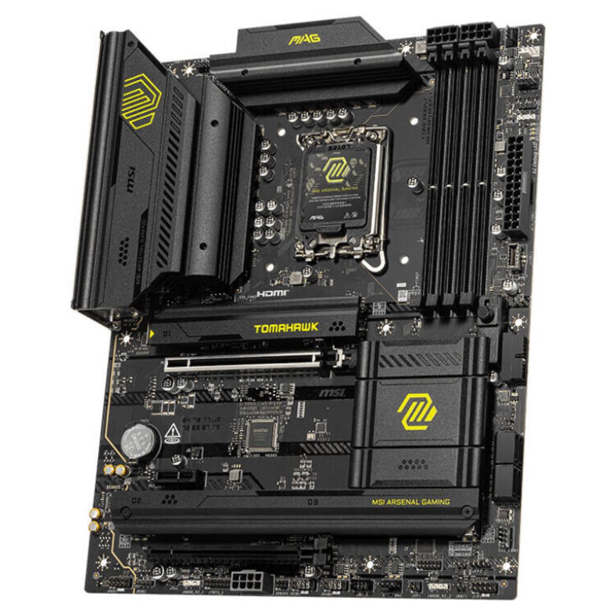MSI MAG B860 Tomahawk WiFi ATX Motherboard – LGA 1851, DDR5, PCIe 5.0, WiFi 7 & Thunderbolt 4