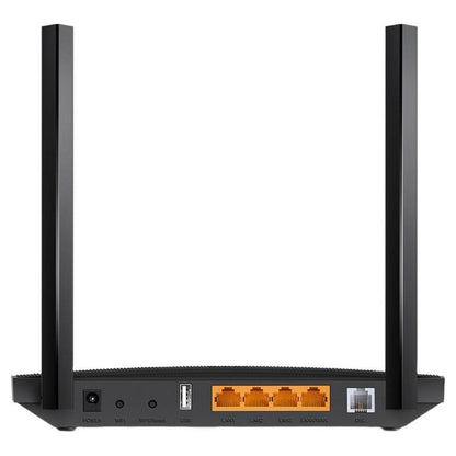 TP-Link Archer VR400 AC1200 Wireless MU-MIMO VDSL/ADSL Modem Router | Dual-Band 867 Mbps | Gigabit Ports | Beamforming | Black