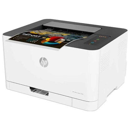 HP Color Laser 150a Printer, Print Only, Up to 18 ppm Black &amp; 4 ppm Color, USB Connectivity, White | 4ZB94A (Used-Without Box -Full Toner)&nbsp;