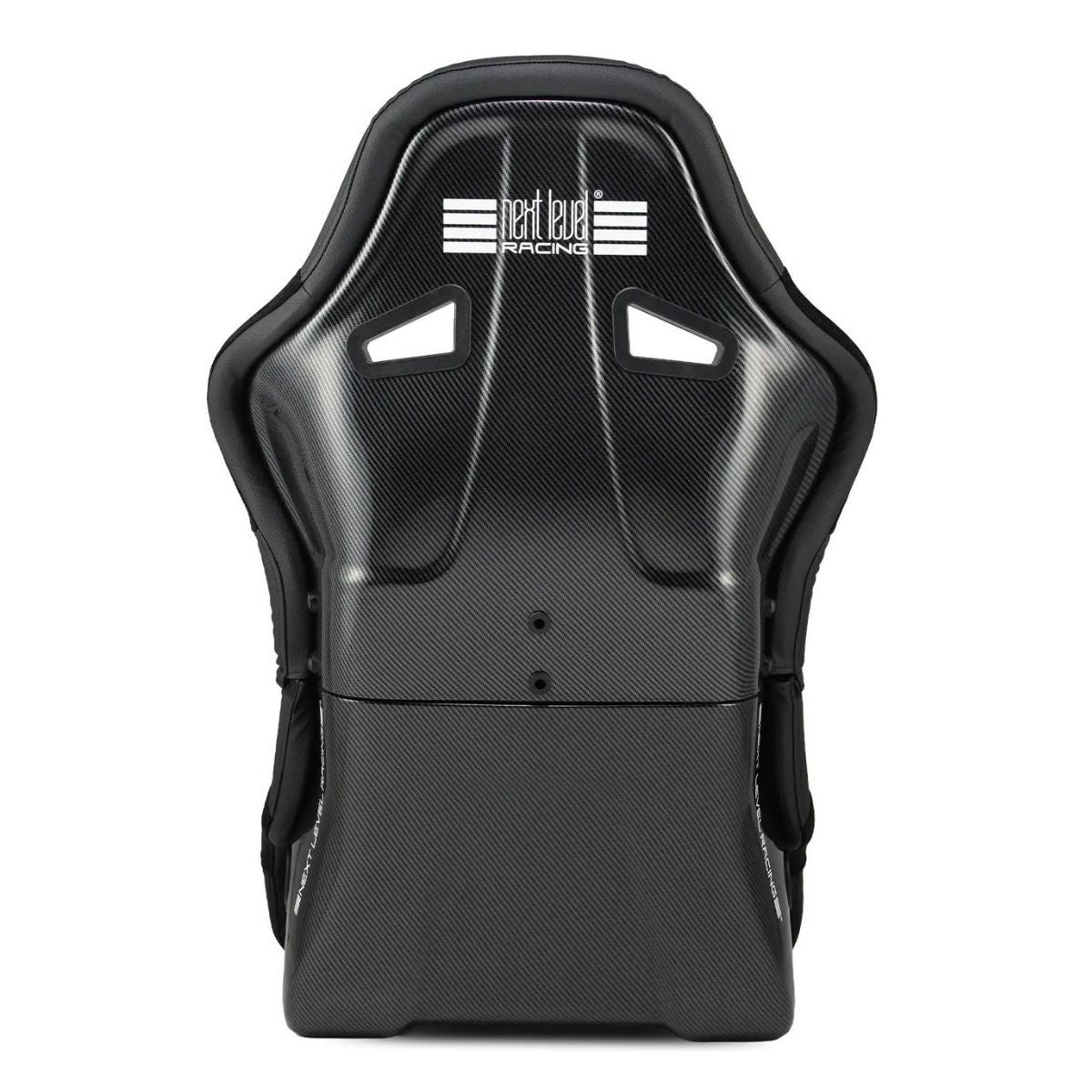 Next Level Racing Elite ES2 Sim Racing Seat | Premium Suede Finish | Ergonomic Bucket Design | PU Molded Foam | Integrated Leg &amp; Lumbar Support | FIA Licensed | Black | NLR-E060