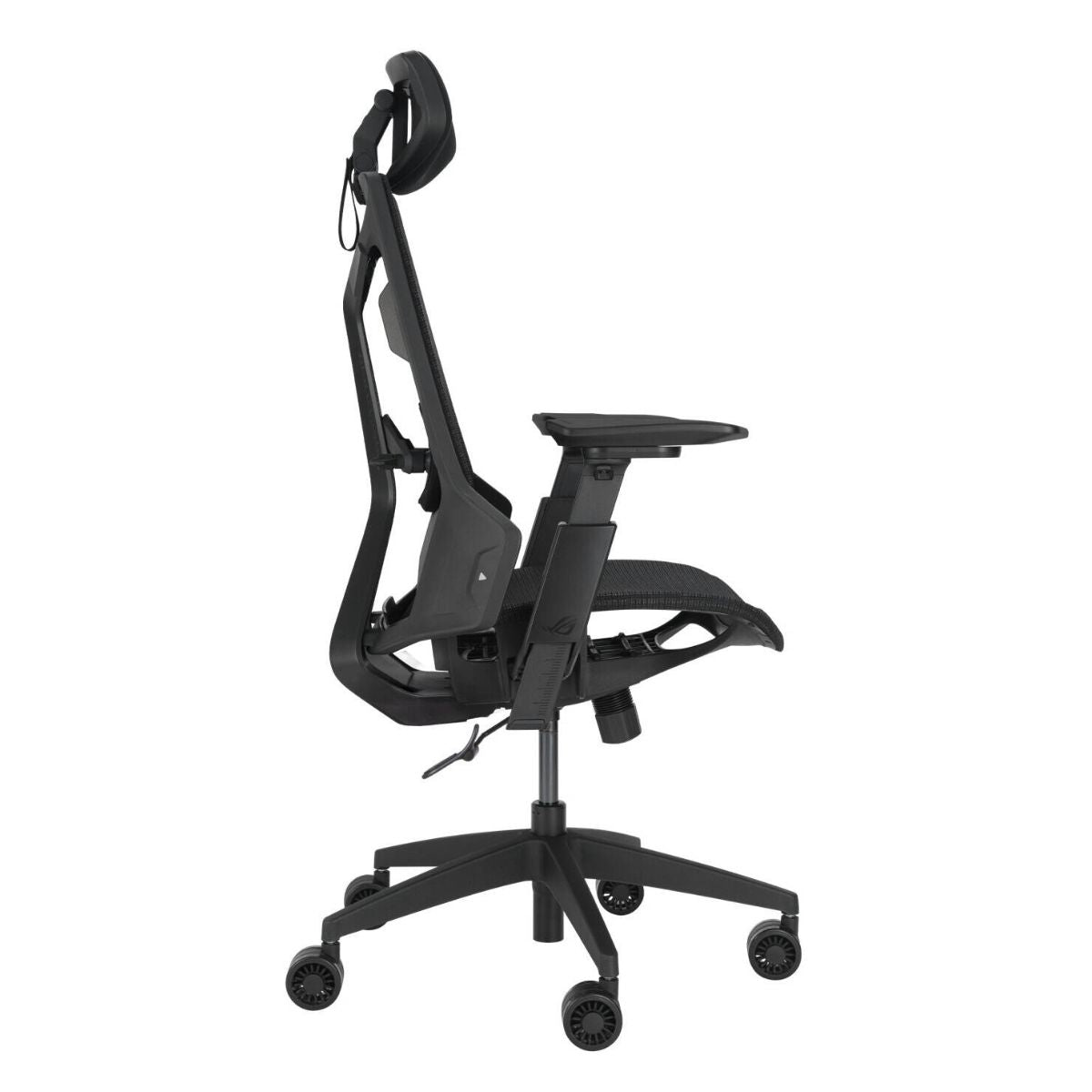 ASUS ROG Destrier Core Gaming Chair – Cyborg-Inspired Design, Lumbar Support, 3D Adjustable Armrests, Synchro-Tilt Mechanism, Class 4 Gas Lift &amp; Metal Base, Black (90GC01P0-MSG010)&nbsp;