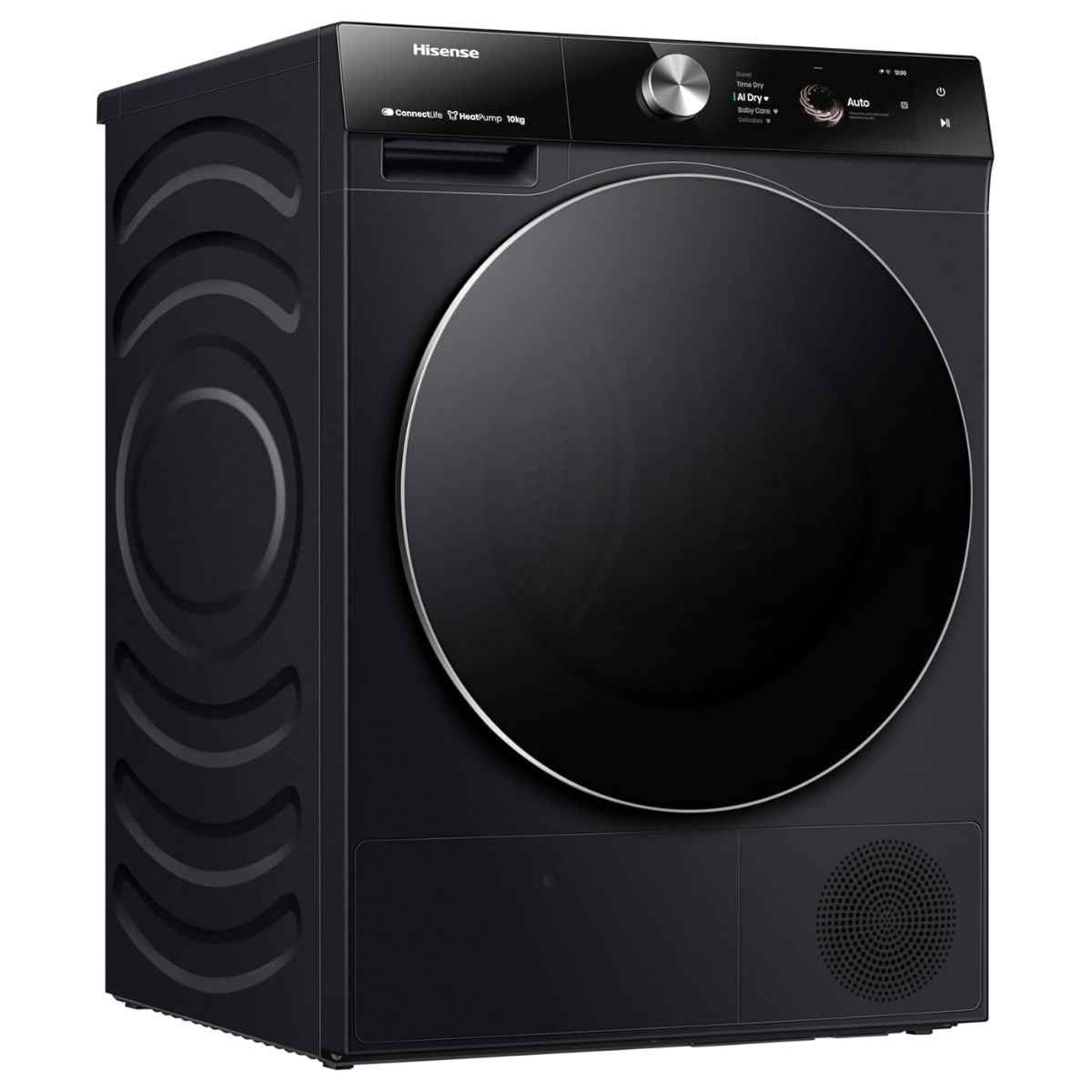 Hisense 7S Series  10kg Heat Pump Dryer – DH7S107BB, Smart Wi-Fi & AI Super Dry (Premium Black)