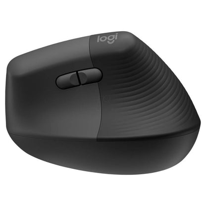 Logitech Lift Vertical Ergonomic Mouse | 4000 DPI | Logi Bolt USB Receiver | Quiet Clicks | Smart Wheel | 10m Range | Graphite | 910-006473