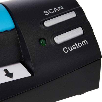 Plustek MobileOffice S602 Portable Card, Receipt and Photo Scanner – USB Powered, 1200 dpi, Compact Mobile Scanner