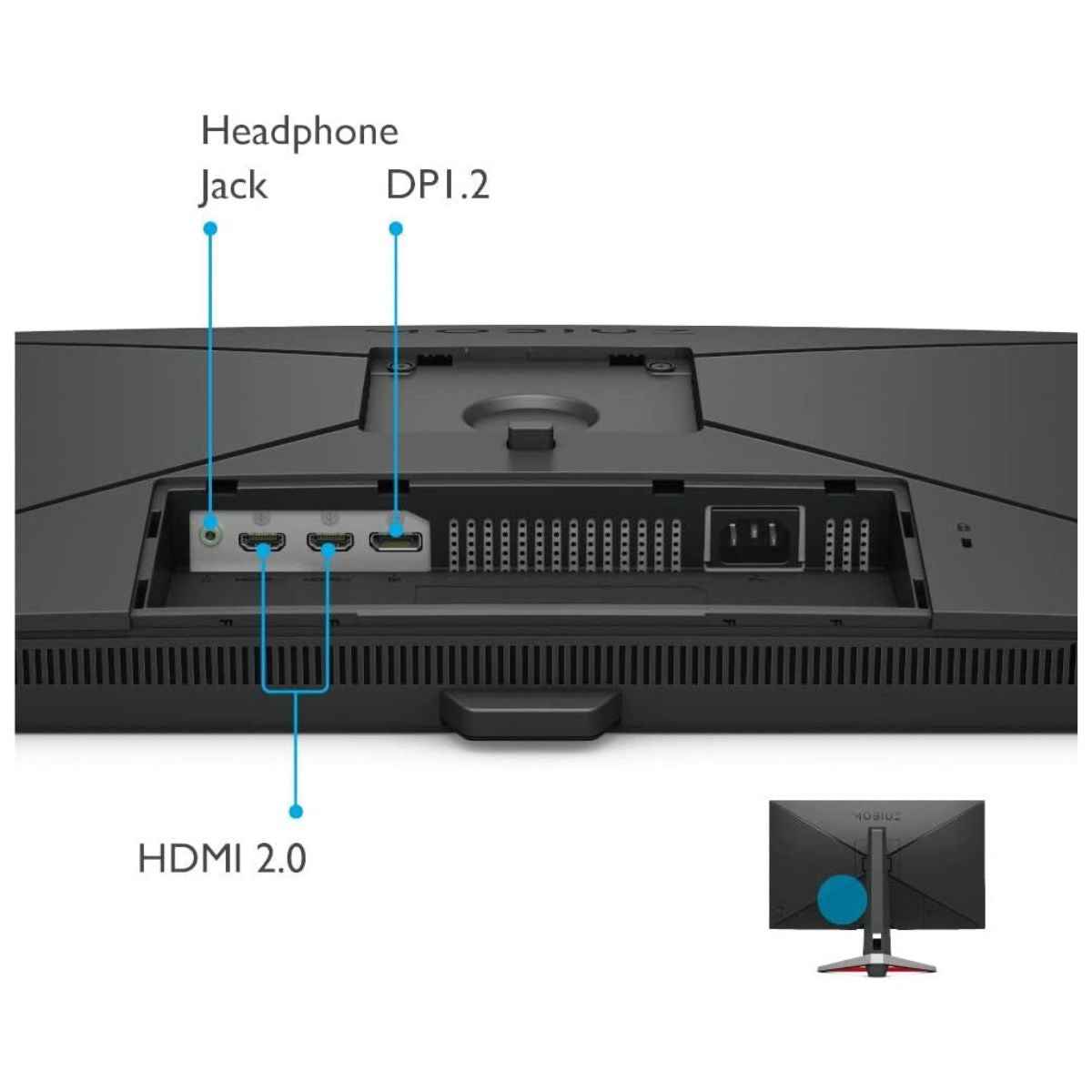 BenQ MOBIUZ 27" 16:9 HDR10 FreeSync Gaming Monitor, 1920 x 1080 @ 165 Hz Native Resolution,1 ms Response Time, HDMI 2.0 | DisplayPort 1.2