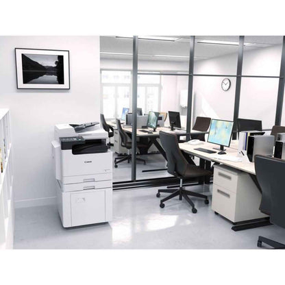 Canon imageRUNNER 2425i Multifunction Printer, 25ppm B&W Print Speed, 600x600 dpi Print Resolution, 700 Sheets Capacity, 250 Sheet Paper Tray, Ethernet 1000 Base-T/Wireless, White | imageRUNNER 2425i