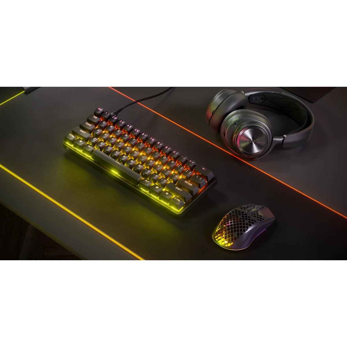 SteelSeries Apex Pro Adjustable Mechanical Gaming Keyboard – OmniPoint 2.0 / 3.0, OLED Smart Display