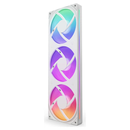 NZXT F360 RGB Core 360mm RGB Fan Unit – Single-Frame Design, 3x 120mm FDB Fans, 2400 RPM, 75.12 CFM, PWM Control