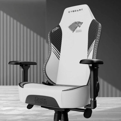 Cybeart House Stark Licensed Edition Gaming Chair | Supreme PU Leather | Cold-Cured Foam | 4D Armrests | 165° Recline | 150kg | Stark