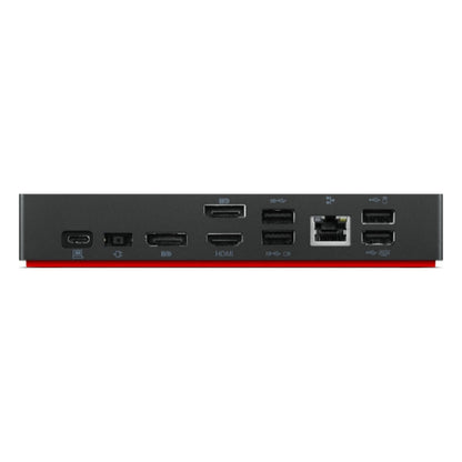 Lenovo ThinkPad Universal USB-C Docking Station, 65W Output Power, 2x 3840x2160 @60 Hz Refresh Rate, Gigabit Ethernet, 2xDisplay Ports, 1xHDMI, 4xUSB Ports, Black