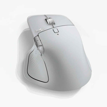 Logitech MX Master 4 Wireless Mouse – 8K DPI, Haptic Feedback, MagSpeed Scroll, Multi-Device | Graphite / Pale Gray