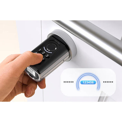 WeLock ToucD41 Smart Lock – Electronic Fingerprint &amp; App Controlled Door Lock, Keyless Entry, Bluetooth, RFID, Black | ToucD41