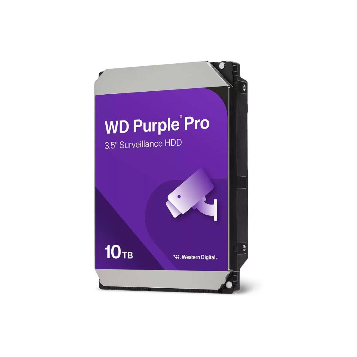 Western Digital WD Purple Pro 10TB Surveillance Hard Drive | 3.5-Inch SATA 6Gb/s | 7200 RPM | 512MB Cache | Up to 272MB/s | AllFrame AI | WD102PURP