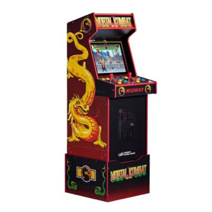 Arcade1Up Midway Legacy Mortal Kombat 30th Anniversary Edition With WiFi Arcade Machine, Adjustable Volume, Clear Deck Protector, Anti-Tip Over Strap