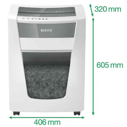 Leitz IQ Office Paper Shredder Pro P5 – 5 Sheets, Micro Cut, High Security, Compact Design | LE8010-00