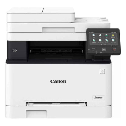 Canon i-SENSYS MF657Cdw Wireless Colour AIO Laser Printer, 21ppm Print Speed, 5" LCD Colour Touch Screen, 1200 x 1200 dpi, 50-sheet ADF, 30,000 Pages / MO Duty Cycle, USB 2.0 / Wi-Fi, White | 5158C001