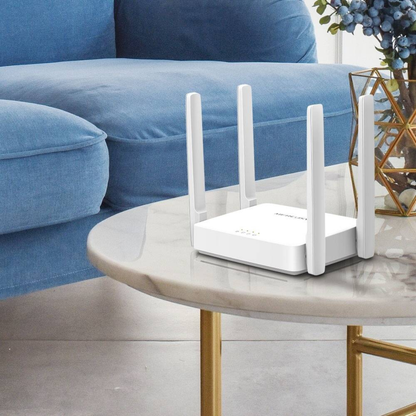 MERCUSYS AC10 AC1200 Dual-Band Wi-Fi 5 Router | 1200 Mbps | MU-MIMO | Beamforming | 4× 5 dBi Antennas | 100 Mbps WAN/LAN