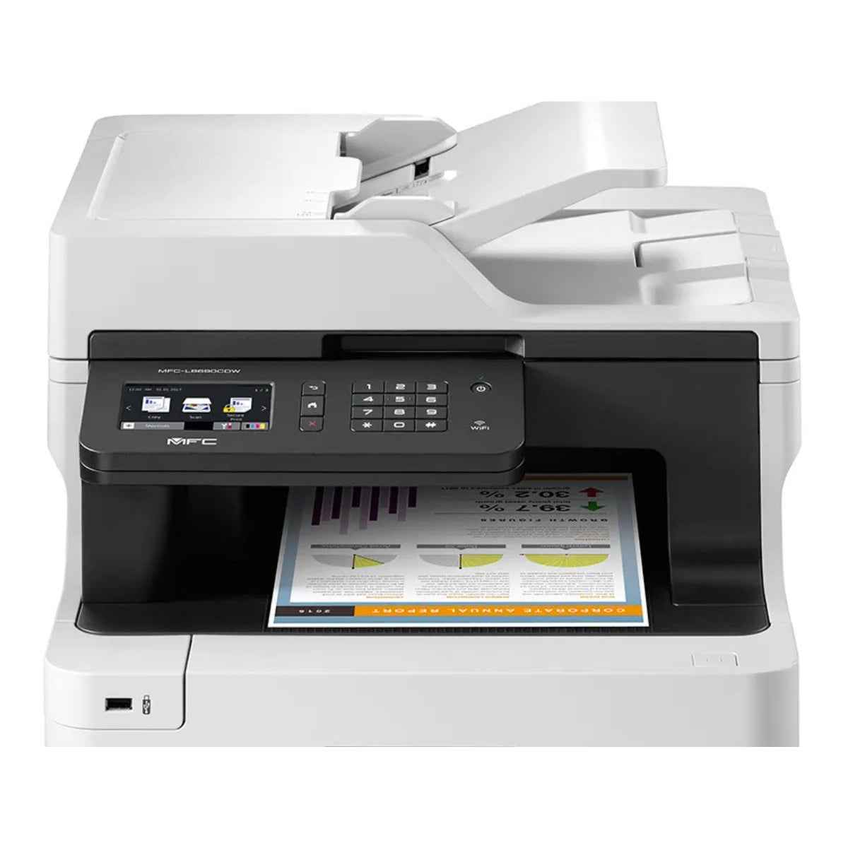 Brother MFC-L8690CDW Wireless All-in-one Laser Printer, Full Color With Advanced Duplex Printing, Gigabit Ethernet, High Yield Tonner | 8CE82300141