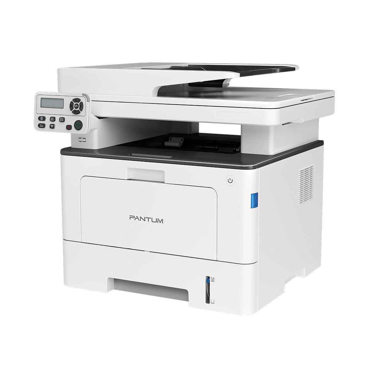 Pantum BM5100ADW Mono Laser Multifunction Printer, 40ppm Printing Speed, USB+NET+WIFI Connection Method, 1200x1200 DPI Resolution, 150 Paper Output, Auto Duplex Print, White | BM5100ADW