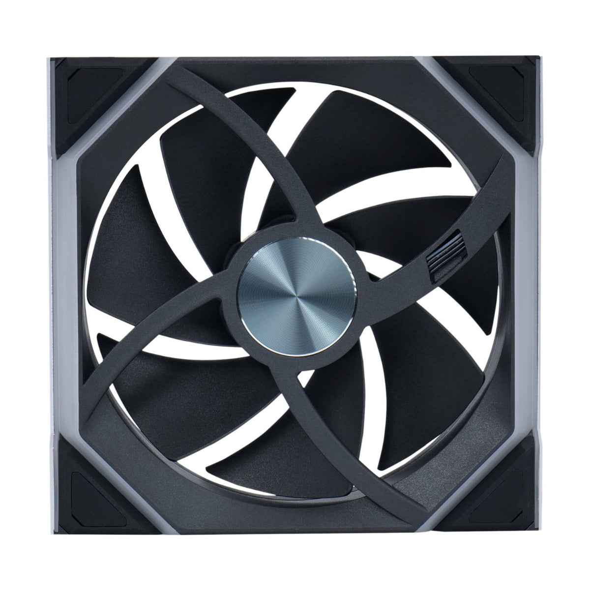 Lian-Li UNI FAN SL Wireless 120mm Case Fan – 2000 RPM, 64.05 CFM Airflow, Fluid Dynamic Bearing, Single Pack | Black / White