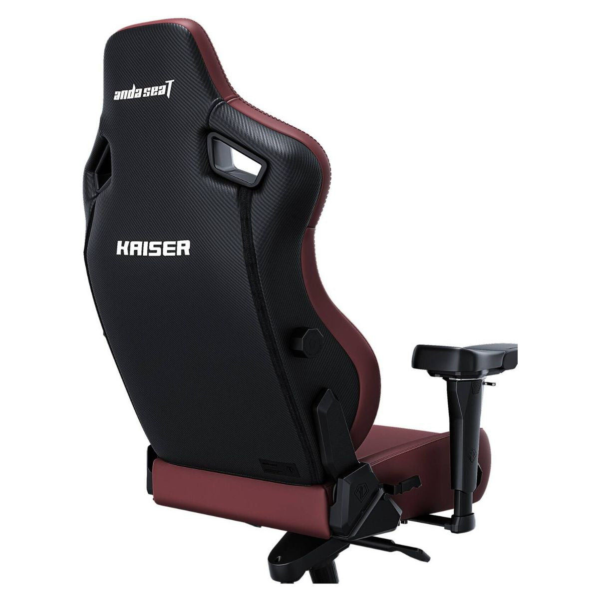AndaSeat Kaiser 4 Large Gaming Chair | ArteDiPelle Synthetic Leather | 5D Armrests | High-Density Cold-Cure Foam | Maroon | AD12YDDC-L-20-A-PV/C