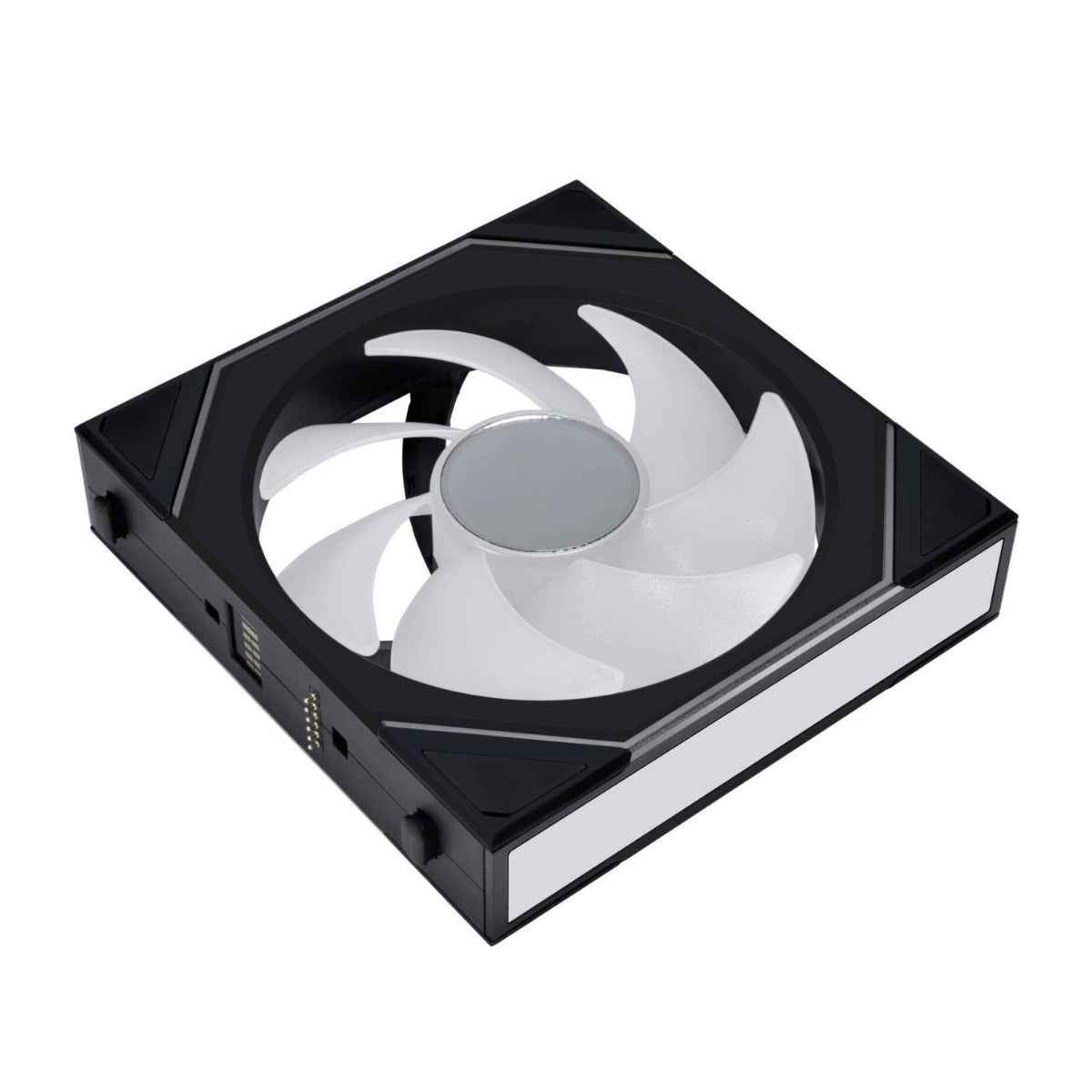 Lian-Li UNI FAN SL-INF Wireless Case Fans – 120mm, 2300 RPM, 67 CFM Airflow, FDB Bearing, Pack of 3, Black | 12SLIN1W3B
