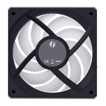 Lian-Li UNI FAN CL Wireless Reverse 120mm Case Fan – 2100 RPM, 72.73 CFM Airflow, FDB Bearing, Single Pack, Black | 12RCL1W1B