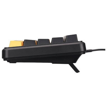 GAMEON GOMGK68-RS MAGPRO 60% Magnetic Mechanical Gaming Keyboard | 67 Keys | Outemu Crystal Pink | RGB | English & Arabic | USB-C | Black/Yellow | GOMGK68-RS