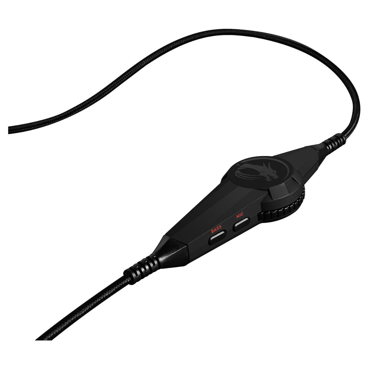 MSI DS502 Enhanced Virtual 7.1 Gaming Headset | 40mm Drivers | Vibration System | LED Lighting | Adjustable Microphone | Black/Red | S37-2100911-SV1