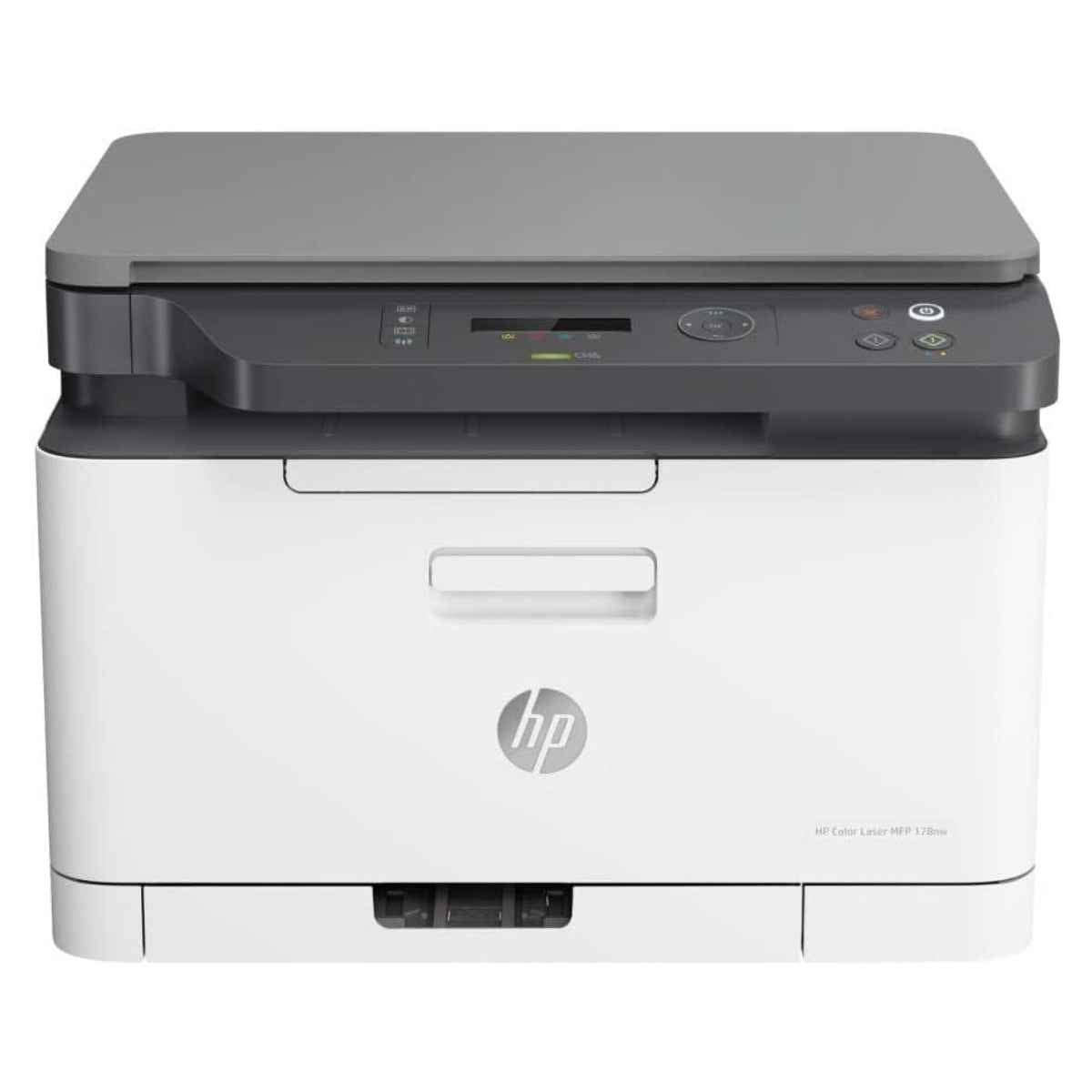 HP Color Laser MFP 178nw Multifunction printer color laser A4 210x297mm original A4 Letter media up to 18 ppm, copying up to 18 ppm, printing 150 sheets USB 2.0, LAN, WiFi
