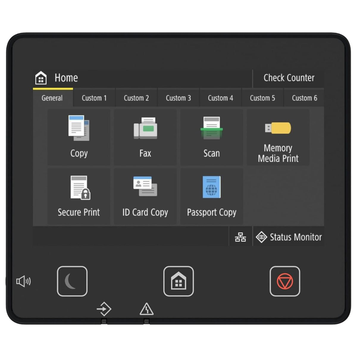 Canon i-SENSYS MF754Cdw AIO Colour Laser Printer – Print, Scan, Copy, Fax, 33ppm, 1200 × 1200 dpi, 5” Touch LCD, WiFi, Duplex Printing, White | 5455C009
