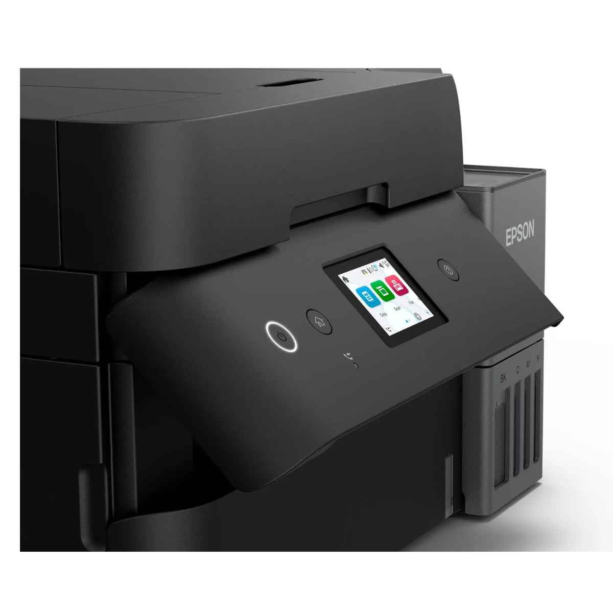 Epson EcoTank L6390 Wireless All-In-One Inkjet Printer – PrecisionCore Print Head, 4800 × 1200 DPI, Duplex Printing, WiFi, ADF, Black | C11CL40407