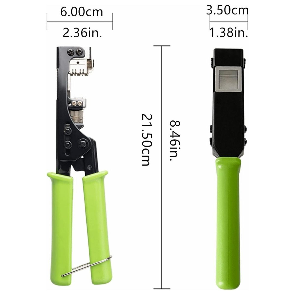 Blyxon 180 Degree Keystone Jack Punch Down Tool | 110 Series 8-Position Jack Termination Tool | 753687713588