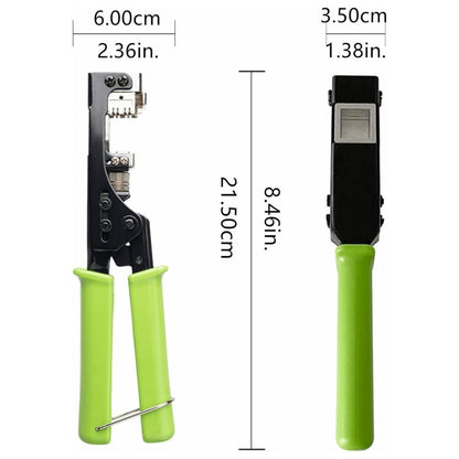 Blyxon 180 Degree Keystone Jack Punch Down Tool | 110 Series 8-Position Jack Termination Tool | 753687713588