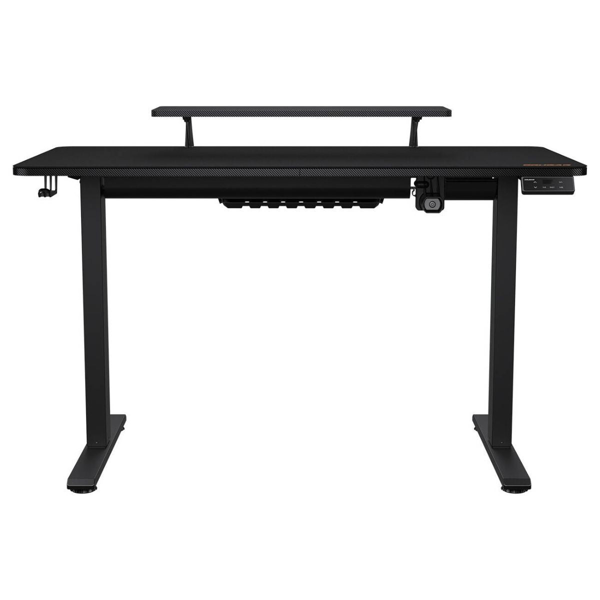 Cougar E-STAR 120 Gaming Desk – Electric Height Adjustable, Full Desk Mouse Pad, Monitor Stand, Cable Management (Black)