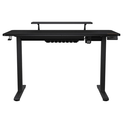 Cougar E-STAR 120 Gaming Desk – Electric Height Adjustable, Full Desk Mouse Pad, Monitor Stand, Cable Management (Black)