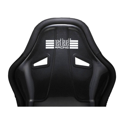 Next Level Racing Elite ES2 Sim Racing Seat | Premium Suede Finish | Ergonomic Bucket Design | PU Molded Foam | Integrated Leg &amp; Lumbar Support | FIA Licensed | Black | NLR-E060