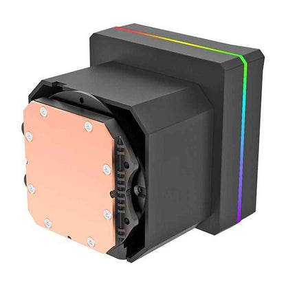 Thermaltake TH360-S V3 ARGB Sync AIO Liquid Cooler, 360mm Radiator, Single Frame Fan, 2500 RPM, Segment LCD Display, Black | CL-W470-PL12SW-A