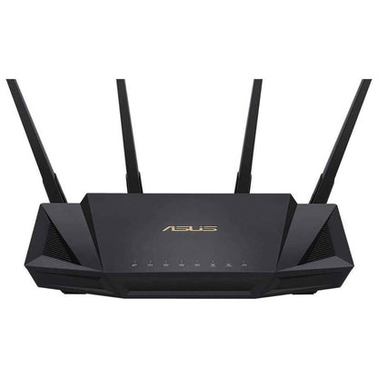 Asus RT-AX58U V2 AX3000 Dual Band Mesh WiFi 6 Gigabit Router, Up to 2402 Mbps Data Rate, Mobile Tethering, MU-MIMO & OFDMA Technology, Parental Control, Adaptive QoS, Black | 90IG06Q0-MU9B00