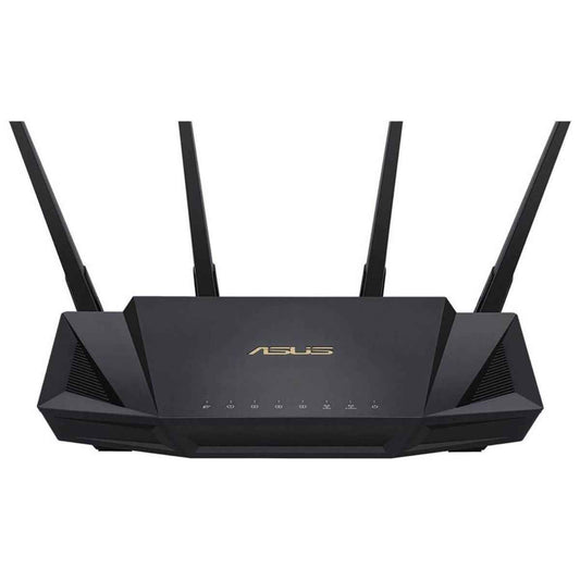 Asus RT-AX58U V2 AX3000 Dual Band Mesh WiFi 6 Gigabit Router, Up to 2402 Mbps Data Rate, Mobile Tethering, MU-MIMO & OFDMA Technology, Parental Control, Adaptive QoS, Black | 90IG06Q0-MU9B00