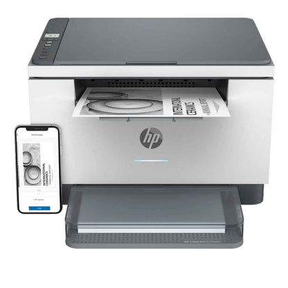 HP LaserJet MFP M236dw Multifunction Printer, Print Copy Scan, Up to 29 ppm, Automatic Duplex Printing, Wireless & Ethernet Connectivity, White/Gray | 9YF95A (Inside Cushions Missing)