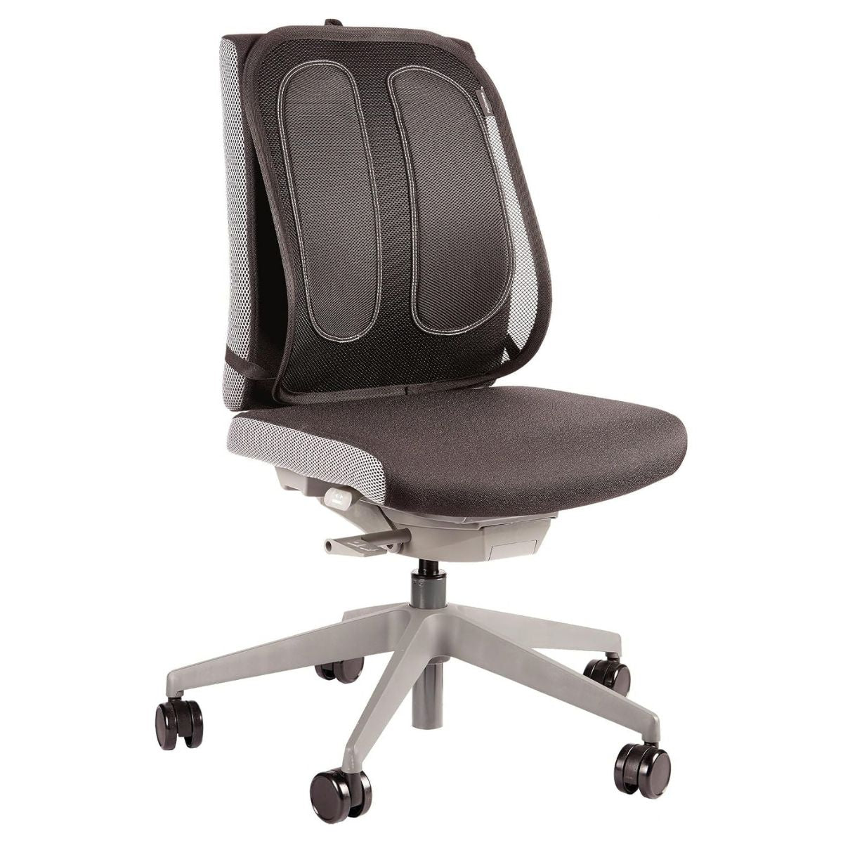 Fellowes Office Suites Mesh Back Support | Full Back Coverage | Tri-Tensioning | Breathable Mesh | Black | 9191301