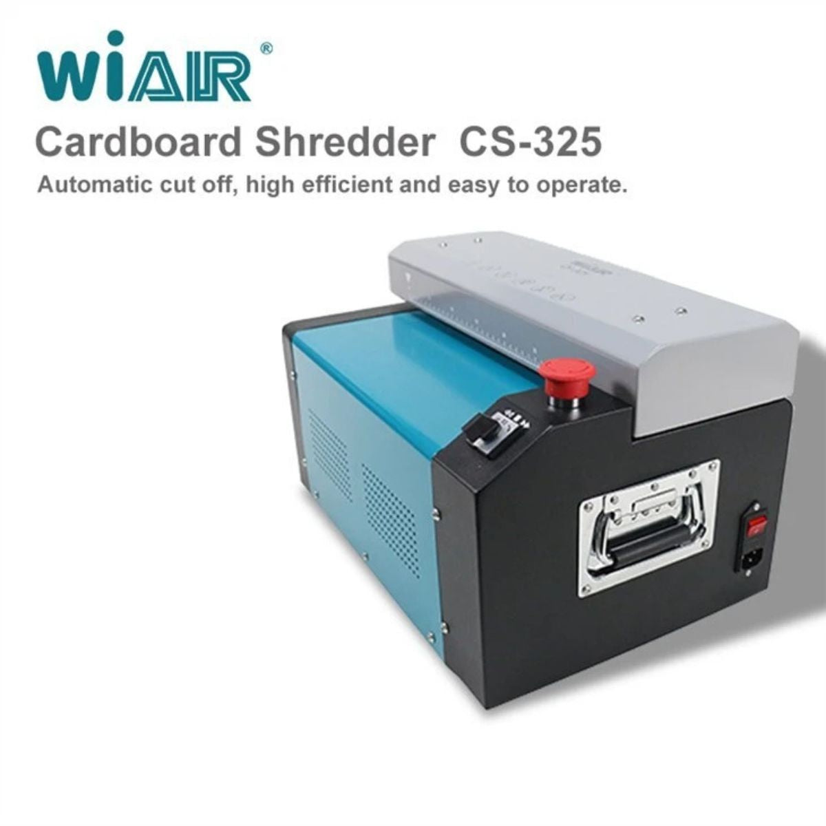 DSB WiAIR CS-325 Cardboard Shredder, Eco-Friendly Packaging Cushion Machine, 325mm Working Width, Dust Collection System, 3.5m/min Speed