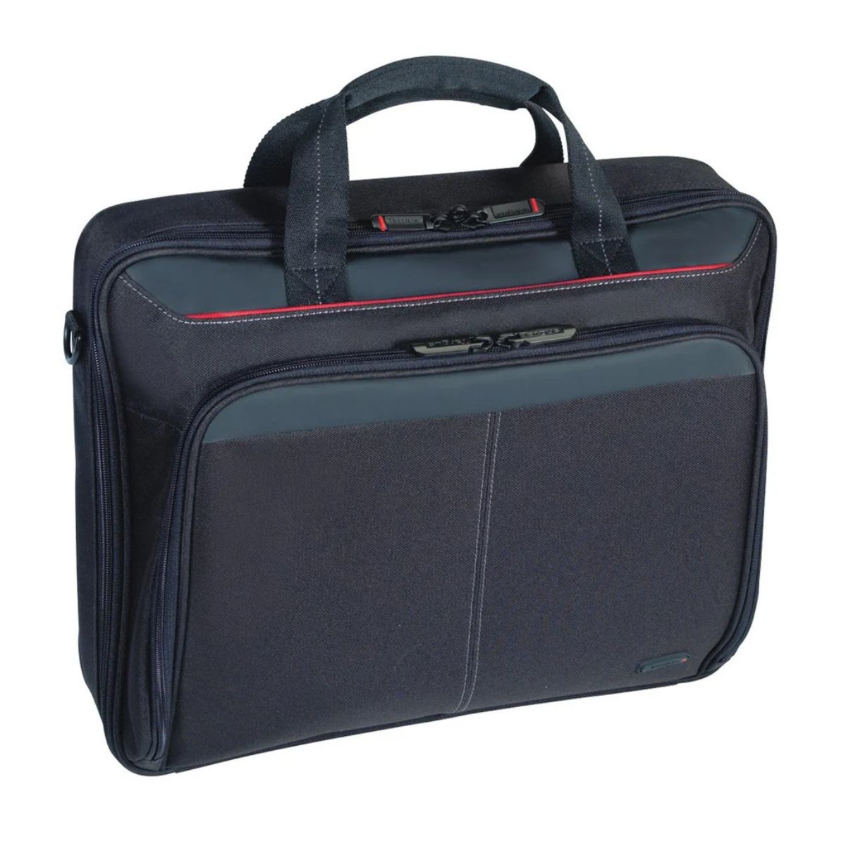 Targus Classic 14" Clamshell Case | Protective Laptop Carry Case | Black/Red | CN414EU