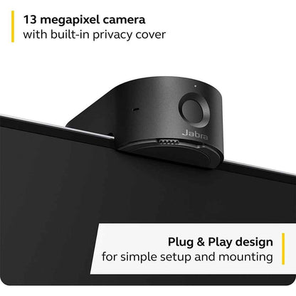 Jabra PanaCast 20 Video Conferencing Camera – 4K Ultra HD, AI Intelligent Zoom, USB-A | 8300-119