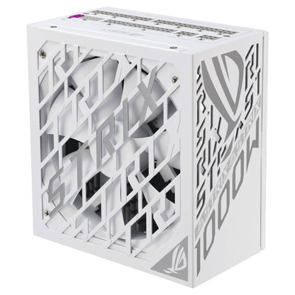 Asus ROG Strix 1000W Fully Modular Power Supply, 80 PLUS Platinum Efficiency, Active PFC, GaN MOSFET, ATX 3.1 Compatible, Cybernetic Lambda A+, Dual Ball Fan bearings, Black